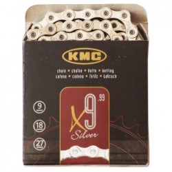 Lanţ KMC X9 argintiu